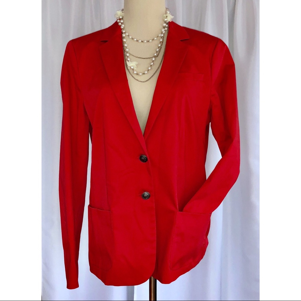 Tommy Hilfiger Cherry Tomato Red Blazer